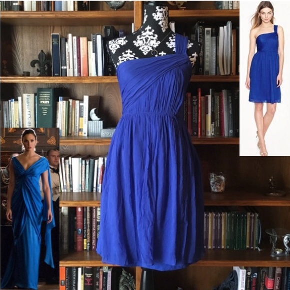 J. Crew Dresses & Skirts - J Crew Grecian Wonder Woman One Shoulder Dress 6